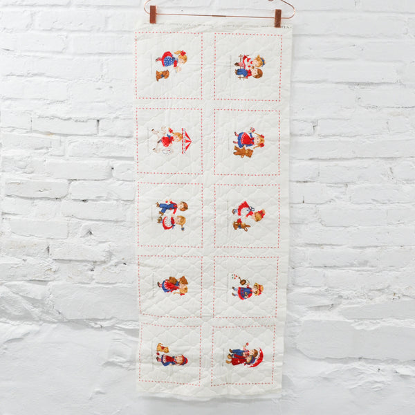 Kids Love + Friendship Quilted Fabric Panel - 17" x 44"