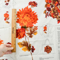 VIP Autumn Foliage Applique Fabric Panel - 36" x 36"