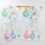 Daisy Kingdom Bundle of Joy Stork Hanging + Applique Fabric Panel - 54" x 64"