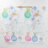 Daisy Kingdom Bundle of Joy Stork Hanging + Applique Fabric Panel - 54" x 64"