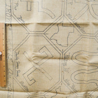 Texas Cattle Brands Stamped Burlap Pattern for Rug Hooking