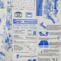 Daisy Kingdom Springtime Toile Daisy Dolly Dress Cut and Sew Fabric Panel - 35" x 44"