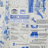 Daisy Kingdom Springtime Toile Daisy Dolly Dress Cut and Sew Fabric Panel - 35" x 44"