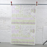 Daisy Kingdom Gingham Violets Daisy Dolly Dress Cut and Sew Fabric Panel - 45" x 70"