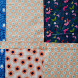 Pieced Floral Rectangle - 40" x 78"