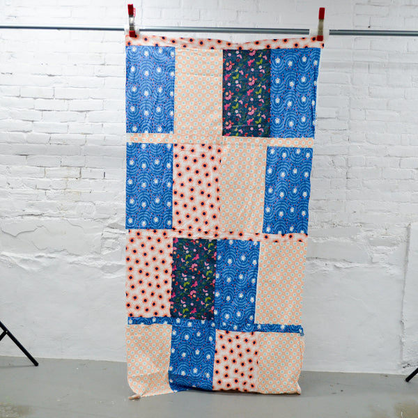 Pieced Floral Rectangle - 40" x 78"