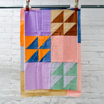 Unfinished Colorful Quilt - 20" x 30"