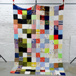 Vintage Pieced Quilt Top - 60" x 92"