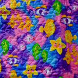 Unfinished Fish Quilt - 33" x 43"