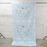 Baby Snoopy Quilting Fabric Panel - 44" x 104"