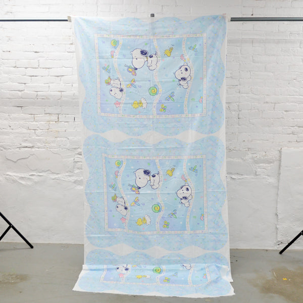 Baby Snoopy Quilting Fabric Panel - 44" x 104"