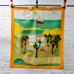 Scenery Applique Quilt Wall Hanging - 36" x 42"