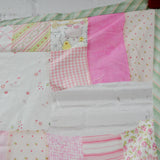 Pink Pieced Quilt Top - 38" x 46"