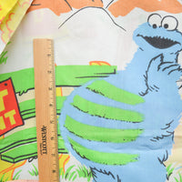 Sesame Street Park Construction Print Flat Sheet - 66" x 84"