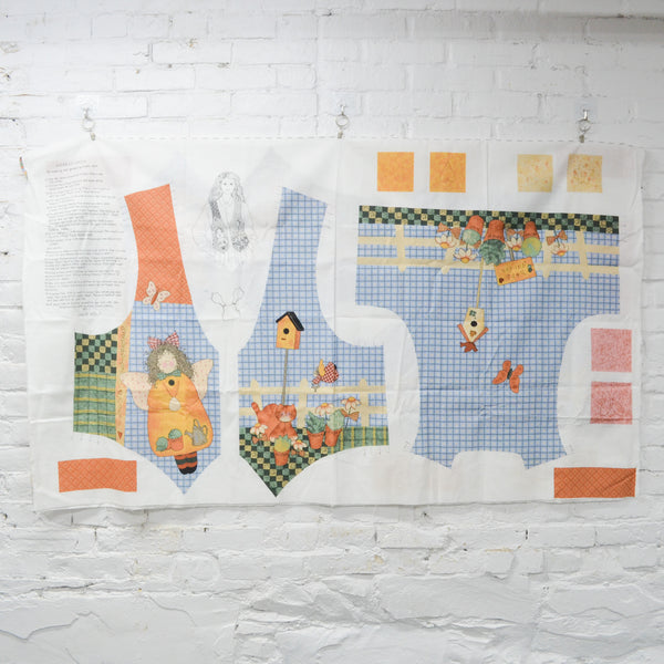 Gardening Angel Vest Cut and Sew Fabric Panels - 60" x 70"