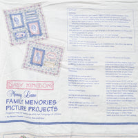 Daisy Kingdom Family Memories Picture Projects Cut and Sew Fabric Panel - 46" x 102"