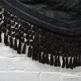 Black Shawl with Fringe