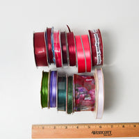 Jewel Toned Ribbon Bundle - 13 Spools
