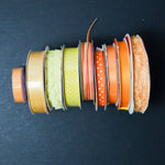 Orange + Yellow Ribbon Bundle - 9 Spools