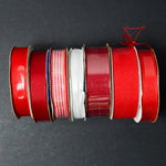 Red Ribbon Bundle - 7 Spools