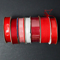 Red Ribbon Bundle - 7 Spools