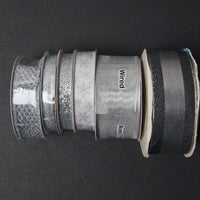 Sparkly Silver Ribbon - 6 Spools