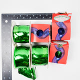 Green + Blue Metallic Twist Garland Ribbon - 6 Spools