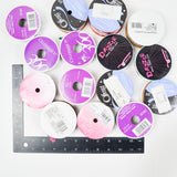 Polka Dot + Sports Print Grosgrain Ribbon - 15 Spools