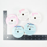 Pastel Satin Ribbon - 5 Spools