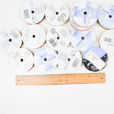 White, Red + Green Ribbon - 15 Spools