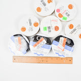 Pastel Colorful Printed Ribbon - 8 Spools