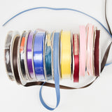 Jewel Tones Satin + Grosgrain Ribbon - 12 Spools