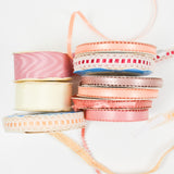 Pink Ribbon + Lace Trim Bundle - 9 Spools