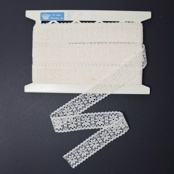 Off-White Vintage Lace Trim - 1 Spool