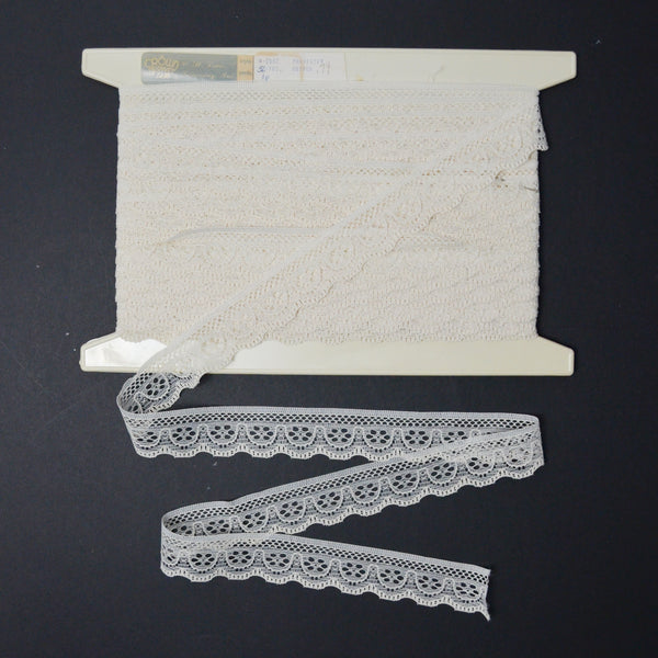 Off-White Vintage Lace Trim - 1 Spool
