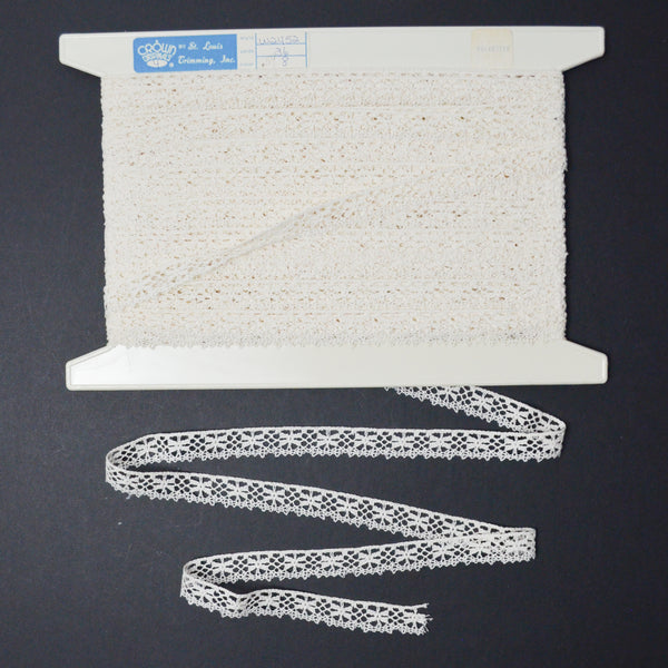 Off-White Vintage Lace Trim - 1 Spool