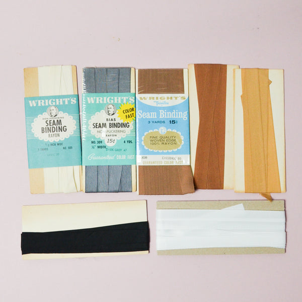 Neutral Twill Tape + Seam Binding Bundle
