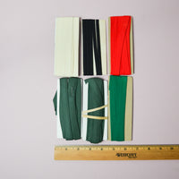 Green + Red Double Fold Bias Tape Bundle