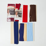 Blue + Red Single Fold Bias Tape Bundle