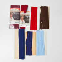 Blue + Red Single Fold Bias Tape Bundle