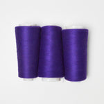 Purple Polyester Overlock Thread - 3 Cones
