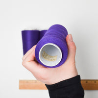 Purple Polyester Overlock Thread - 3 Cones