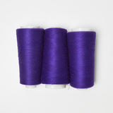 Purple Polyester Overlock Thread - 3 Cones