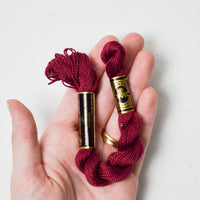 DMC Pearl Cotton Floss 902 Very Dark Garnet - 1 Skein