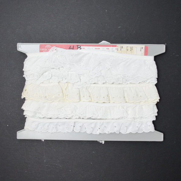 White Ruffle Trim Bundle