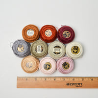 Jewel + Pastel DMC Pearl Cotton Thread Bundle - 10 Spools