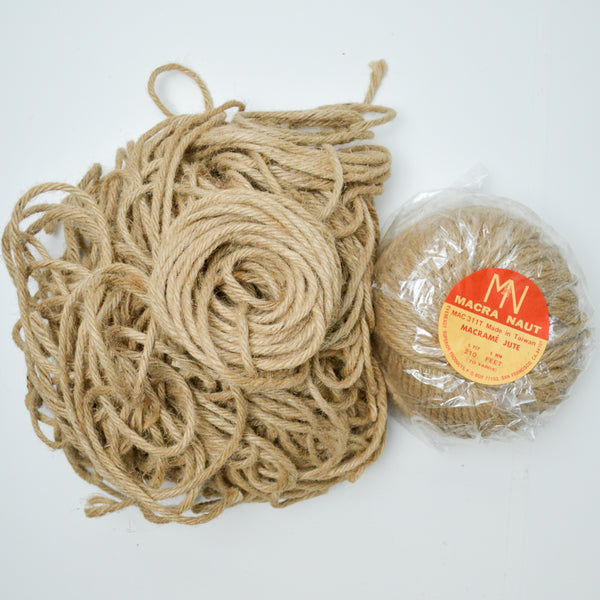 Large Macrame Jute - 1 Spool + Loose Hank
