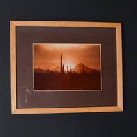Sunset Desert Picture - 8 1/2" x 10 1/2"