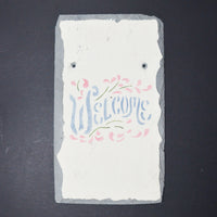 Slate Welcome Sign
