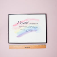 Framed Namaste Print